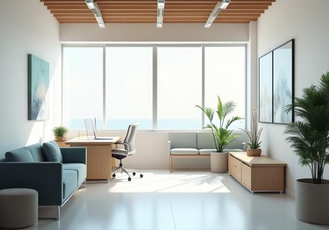 Modern office space representing Alpin HR Solutions AG